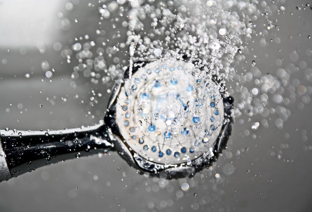 a shower head