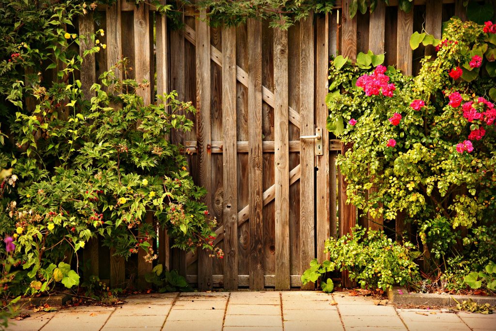 a secure garden gate