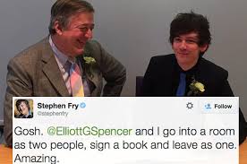 Stephen Fry and tweet.