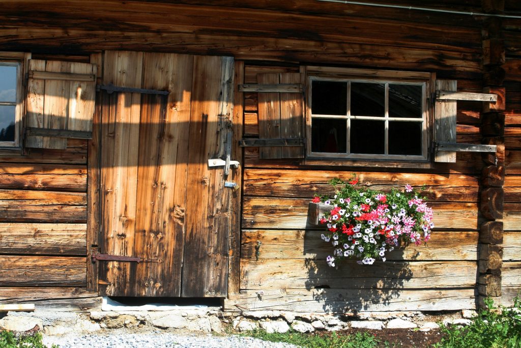 Upmarket garden shed