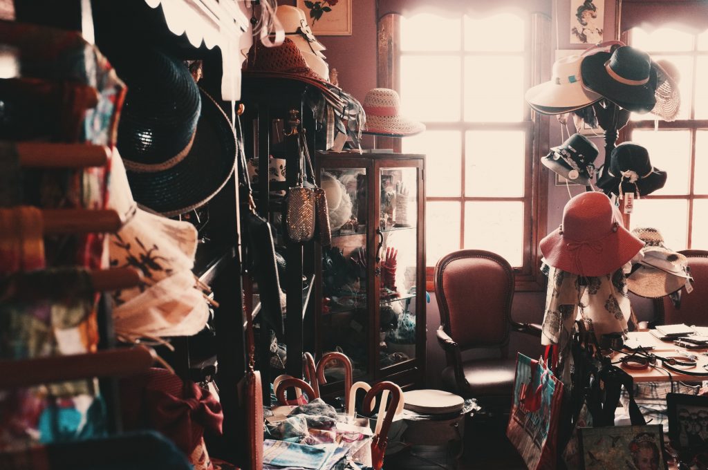 Cluttered room