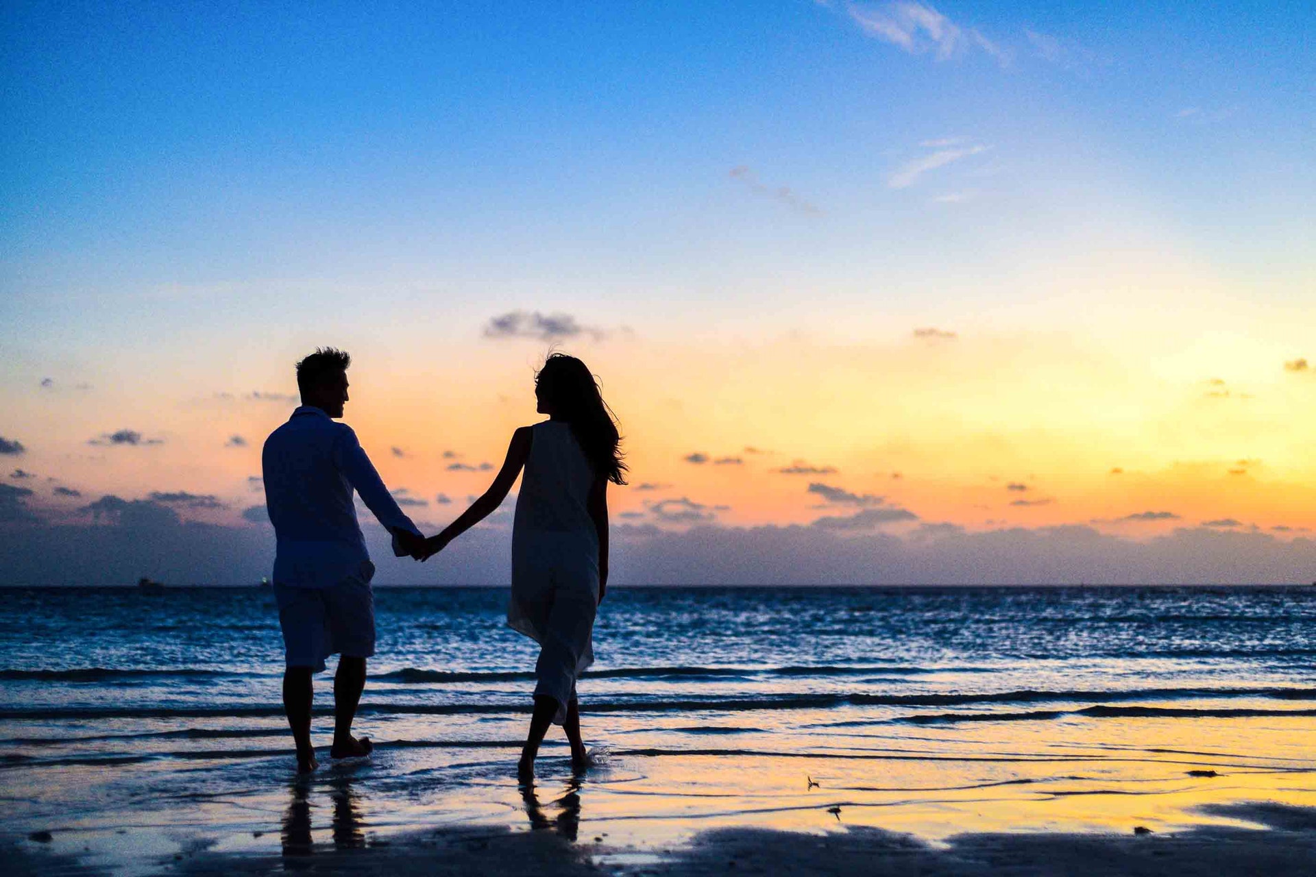 sunset couple